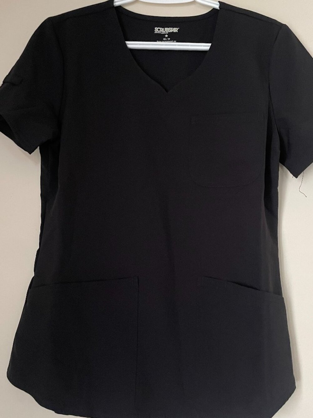 Scrubstar Black Scrub Top